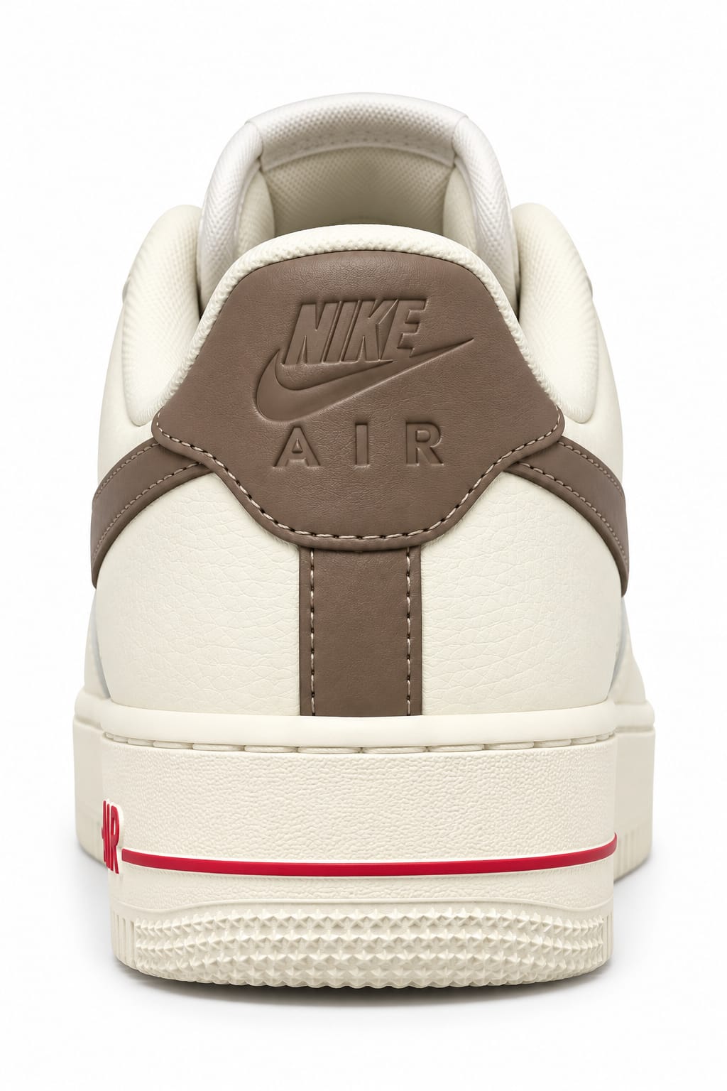 Nike Air Force 1 Low – Cream & Taupe Red Edition